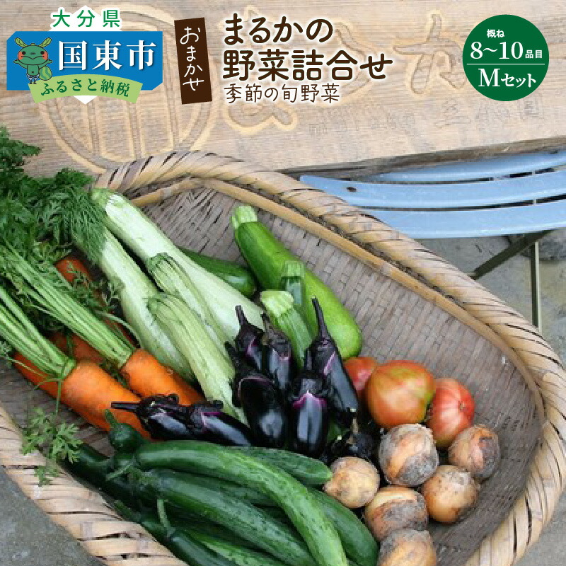 【ふるさと納税】野菜 詰め合わせ セット M 8～10品 国産 大分 野菜セット おまかせ 旬野菜 季節の旬野菜 新鮮 生野菜 食材 季節野菜 旬 おいしい 安心安全 詰め合わせセット 九州 お取り寄せ 送料無料