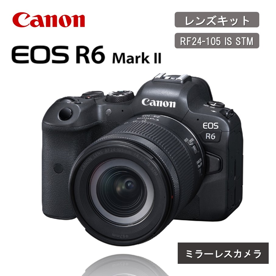 【ふるさと納税】キヤノン ミラーレスカメラ EOS R6 Mark II RF24-105 IS STM レンズキット 正規品 高画質 高トラッキング性能 高速連写 Canon キャノン 送料無料 一眼 家電