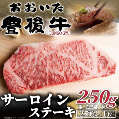 【ふるさと納税】おおいた豊後牛サーロインステーキ 250g(250g×1枚)(日出町)【配送不可地域：離島】【1571521】