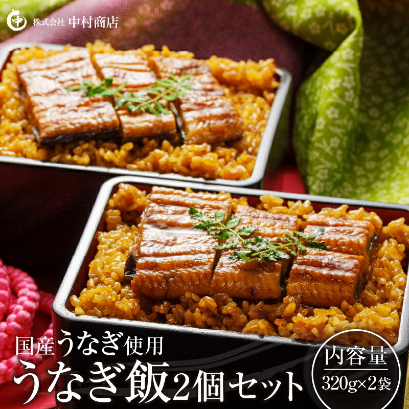 うなぎ飯2個セット(320g×2袋)