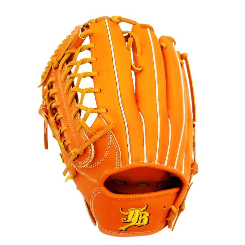 宮崎和牛革使用 和牛JB硬式用グラブ外野手用JB-007 オレンジ 左投げ用 低価格販売 和牛JB 外野手用グローブJB-007 グローブ