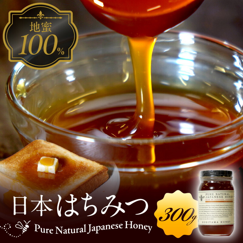【ふるさと納税】日本 はちみつ 300g 延岡産 ニホンミツバチ 濃厚 味わい 深い 風味 貴重 一年に一度 収穫 険しい 山奥 自然 長時間 低温 加熱 濃縮 成熟 コク なめらか 食感 不思議 魅力 お取り寄せ 宮崎県 延岡市 送料無料
