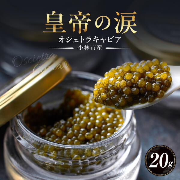 【ふるさと納税】オシェトラキャビア 20g 皇帝の涙 国産 チョウザメ 魚卵 宮崎県