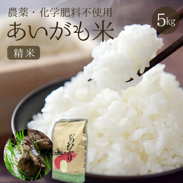楽天市場】【ふるさと納税】唐津産 あいがも米 5kg (玄米) 一粒田 合鴨