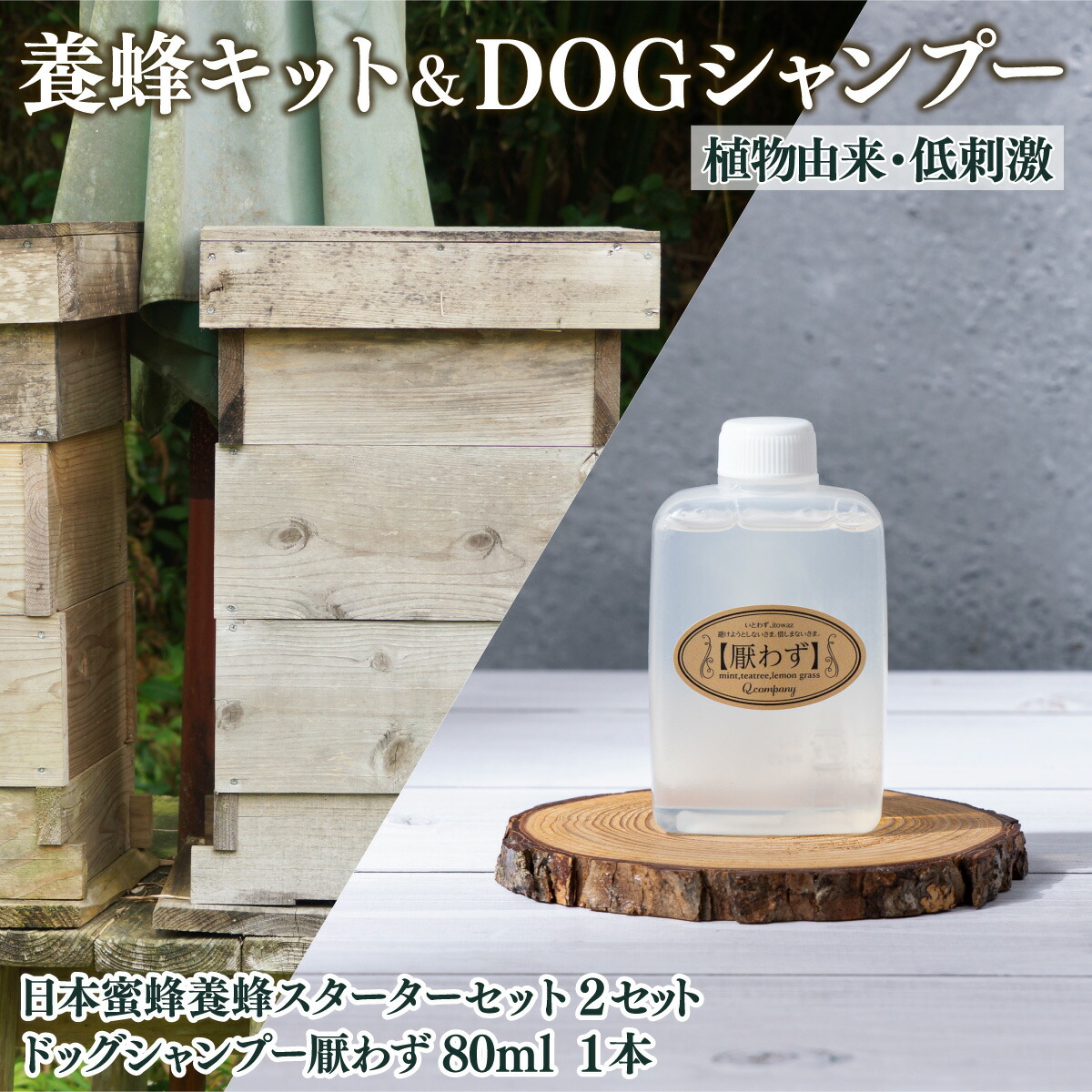 日本みつばち捕獲兼用巣箱中型 巣箱：石田式 ニホンミツバチ捕獲箱(継箱)*（本格巣箱が必要です