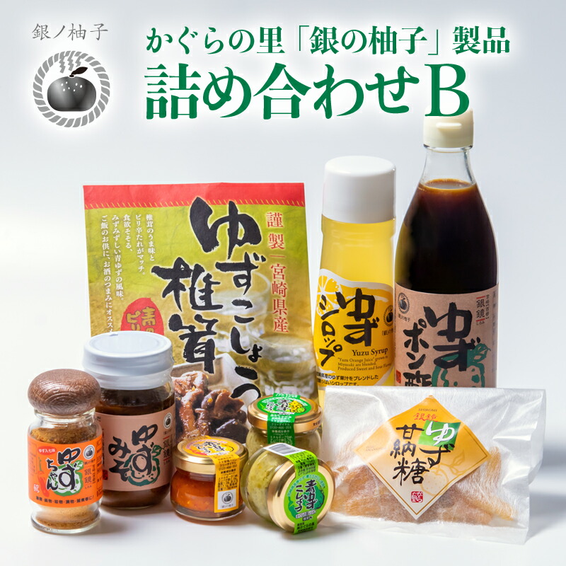 【ふるさと納税】「銀の柚子」製品詰め合わせ（B)宮崎県西都市産 ゆず＜1.4-7＞