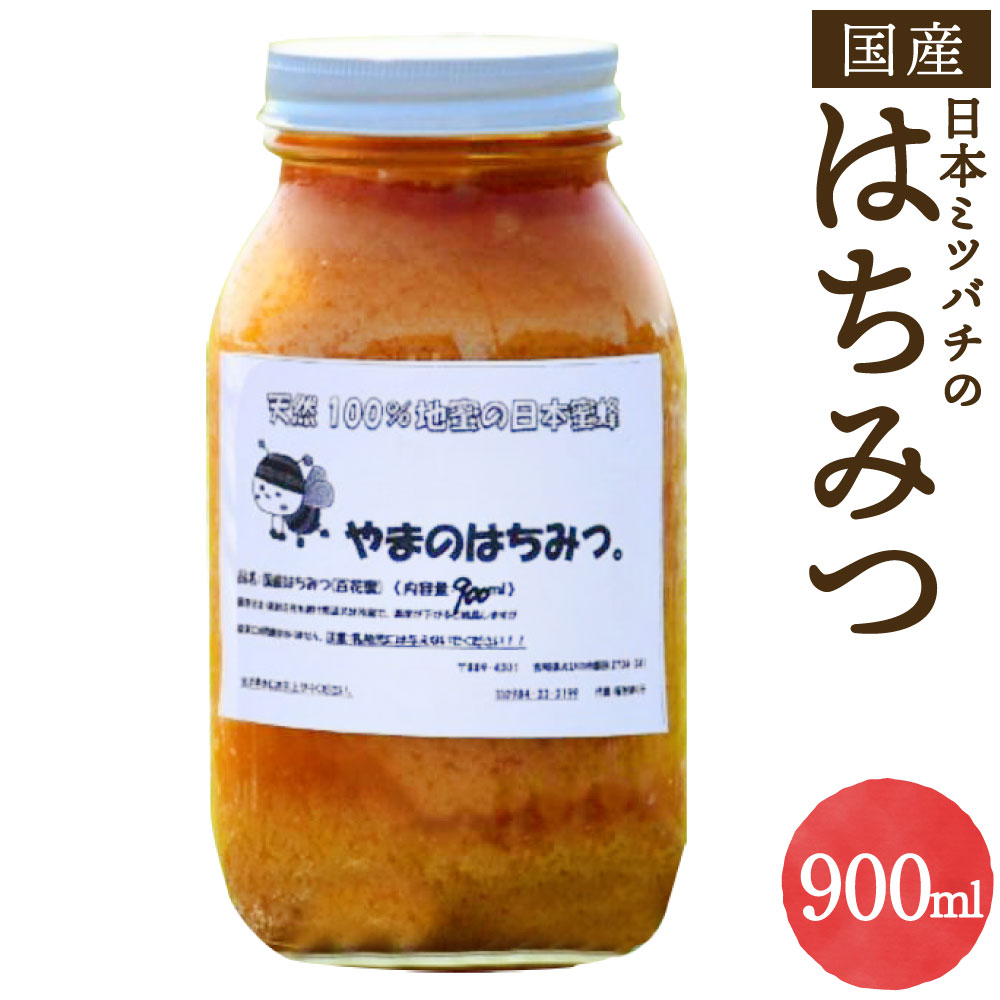 売れ筋 日本蜜蜂の蜂蜜 900ml 蜂蜜 百花蜜 はちみつ 調味料 天然100 ...