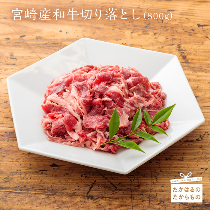 【ふるさと納税】牛肉 宮崎牛 宮崎県高原町 国産 肉 宮崎県産特選 和牛切落とし(800g) 締まりが良くきめ細やかで柔らかな食感 和牛コンテスト内閣総理大臣賞を4回連続受賞！ 小分け クール便で新鮮お届け お肉 送料無料 10000円 1万円 オンラインワンストップ対応