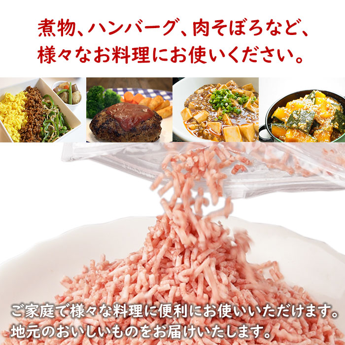 ふるさと納税 宮崎県産豚ミンチ5 0kg 入金確認後 翌月末迄に順次出荷します 豚肉 ひき肉 挽肉 挽き肉 500g 10袋 花いちもんめ 特産品 宮崎県 高鍋町 冷凍 Umu Ac Ug