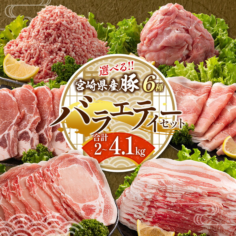 【ふるさと納税】<選べる内容量!!>宮崎県産 豚バラエティーセット 人気 小分け 食べ比べ ボリューム 冷凍|宮崎県新富町