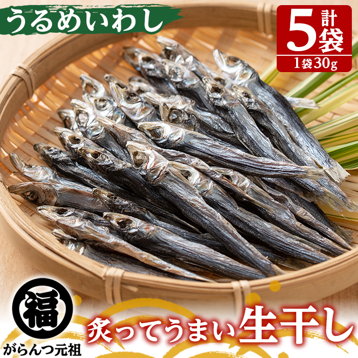 Sale 101 Off 鹿児島県阿久根市産生干し うるめいわし 計5袋 1袋30g 魚が持つ旨みと栄養を凝縮したがらんつ干物 2 8 Fucoa Cl