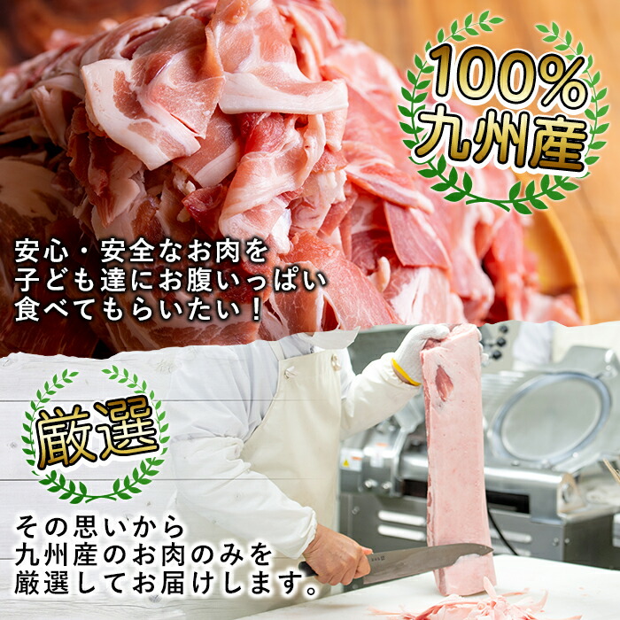 早い者勝ち 定期便 全3回 豚肉こま切れ 1回のお届け計3kg 500g×6パック を全3回お届け 総量9kg 5-29 fucoa.cl