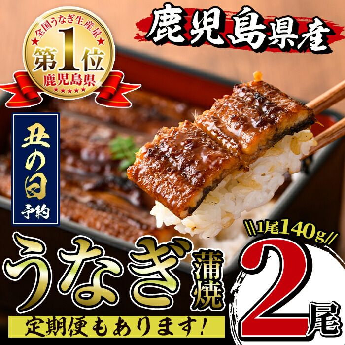 【ふるさと納税】＼累計寄附尾数15,000尾突破／回数が選べる！鹿児島県産うなぎ蒲焼(1回2尾 or 3回定期便 or 6回定期便) うなぎ 鰻 ウナギ 約140g 蒲焼き 国産 鹿児島県産 焼きたて 生産量日本一 真空パック おかず 晩御飯 特別な日 土用の丑の日 【薩摩川内鰻】