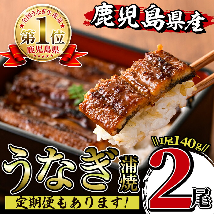 【ふるさと納税】\累計寄附尾数20,000尾突破/回数が選べる!鹿児島県産うなぎ蒲焼(1回2尾 or 3回定期便 or 6回定期便) うなぎ 鰻 ウナギ 約140g 蒲焼き 国産 鹿児島県産 焼きたて 生産量日本一 真空パック おかず 晩御飯 特別な日 【薩摩川内鰻】|鹿児島県出水市