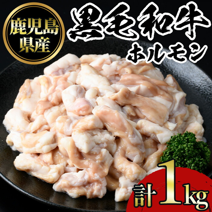 【ふるさと納税】鹿児島黒毛和牛ホルモン(250g×4P・計1kg) 国産 九州産 鹿児島県産 牛肉 黒毛和牛 和牛 お肉 おかず 焼き肉 ホルモン 小腸 冷凍【NBフード】 9,800円