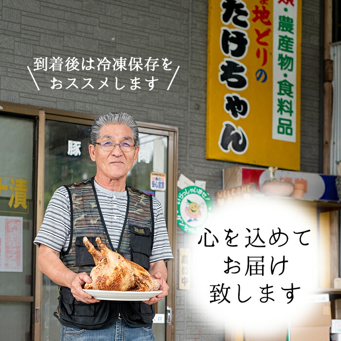 【ふるさと納税】鹿児島県産の地鶏1羽分(約3.8kg)焼き鳥やタタキなどの鶏肉セット!地鶏Bセット【地どりのたけちゃん】