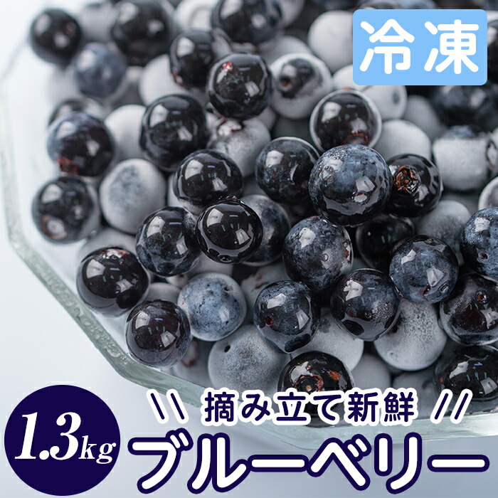 ふるさと納税 先行予約受付中 2022年7月以降に発送予定 ブルーベリー1.3kg 【税込】 霧島農産加エグループふきのとう  新鮮な霧島市産ブルーベリーを冷凍でお届け