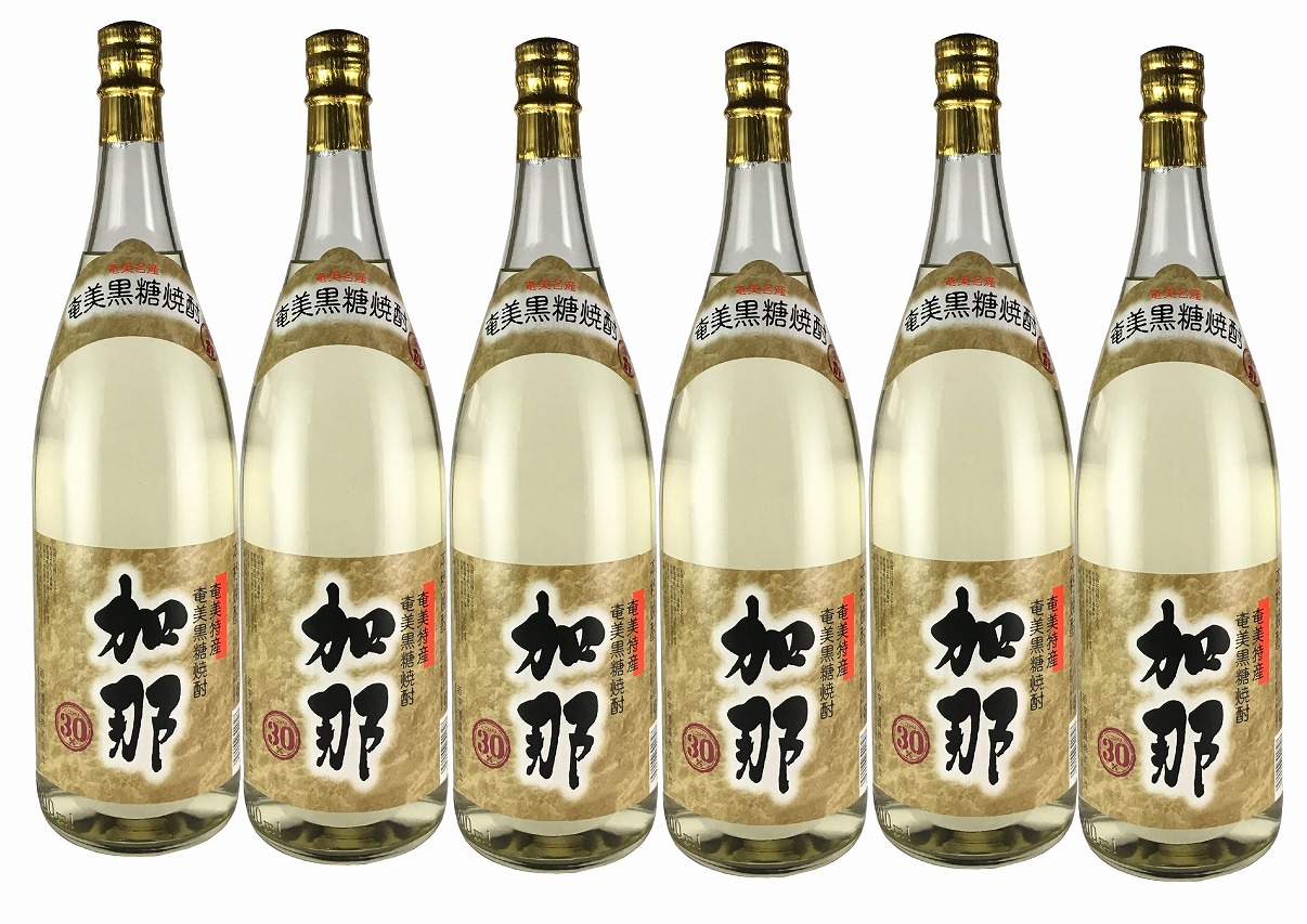 2022新作 奄美 黒糖焼酎 加那 1800ml 一升 瓶 6本 セット 大容量 30度 樫樽貯蔵 西平酒造 ギフト 送料無料  pacific.com.co