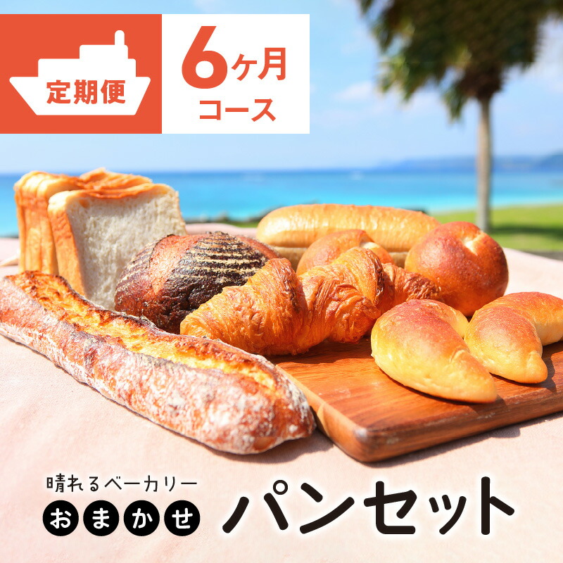【ふるさと納税】パン 詰め合わせ セット 定期便 6ヶ月 おまかせ 国産小麦 選りすぐり お楽しみ マーガリン不使用 ショートニング不使用 島ざらめ 買い置き 常備 備え 朝食 おやつ もっちり 奄美大島 晴れるベーカリー 白神こだま酵母 冷凍 鹿児島県 奄美市 送料無料