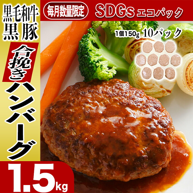 セール 黒毛和牛 黒豚ハンバーグ1 500g qdtek.vn