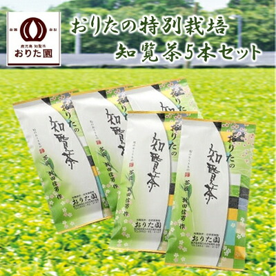 【ふるさと納税】おりたの特別栽培知覧茶5本セット【1185906】|鹿児島県南九州市