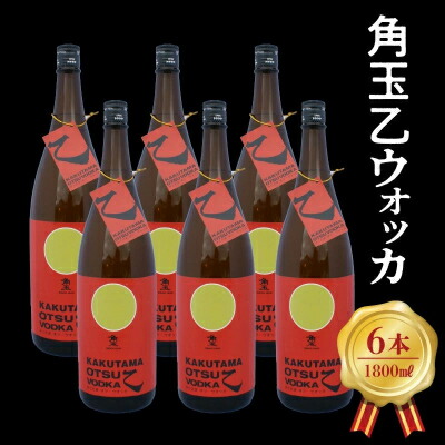 【ふるさと納税】角玉乙ウォッカ1.8L×6本セット【1186280】|鹿児島県南九州市