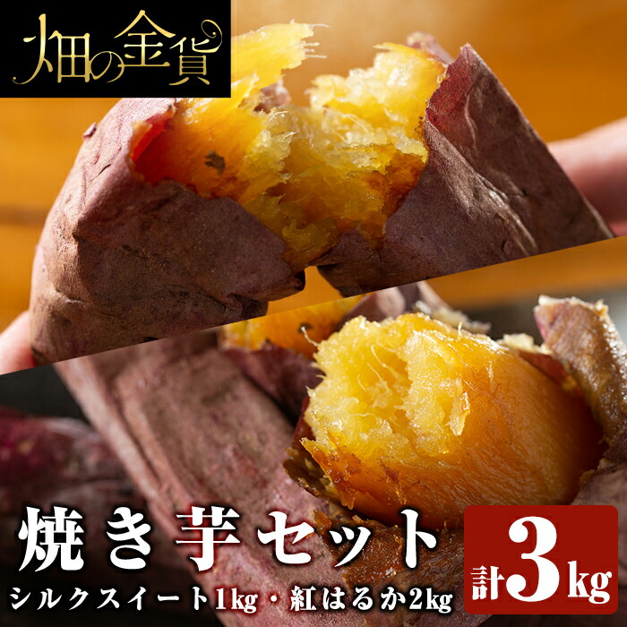 楽天市場】【ふるさと納税】畑の金貨・鹿児島県産冷凍焼き芋紅はるか3kg！鹿児島県産サツマイモべにはるかをやきいもにして急速冷凍！糖度50度以上の極蜜芋 はまさに自然のスイーツ♪【甘いも販売所】 : 鹿児島県姶良市