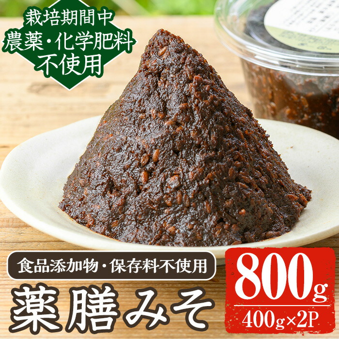 【ふるさと納税】《数量限定》薬膳味噌(ハトムギ味噌)(計800g・400g×2パック) 味噌 麦味噌 自家栽培 ハトムギ 玄米麹 ハトムギ麹 麦麹 麹 こうじ 玄米 大豆 黒大豆 みそ汁 味噌汁 化学肥料不使用 農薬不使用 有機 有機農業 有機肥料【雲月農園】