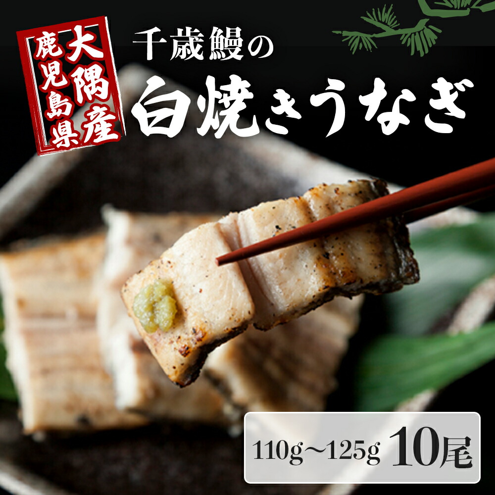 激安通販の ふるさと納税 鹿児島県大隅産 千歳鰻の白焼鰻 110g 125g 10尾 鹿児島県大崎町 鹿児島県 大崎町 鹿児島 大崎 グルメ ご当地 うなぎ ウナギ 鰻 国産 国産うなぎ 特産品 名産品 取り寄せ 支援 九州 国産鰻 鹿児島県産 白焼き 白焼 国産ウナギ セットアップ
