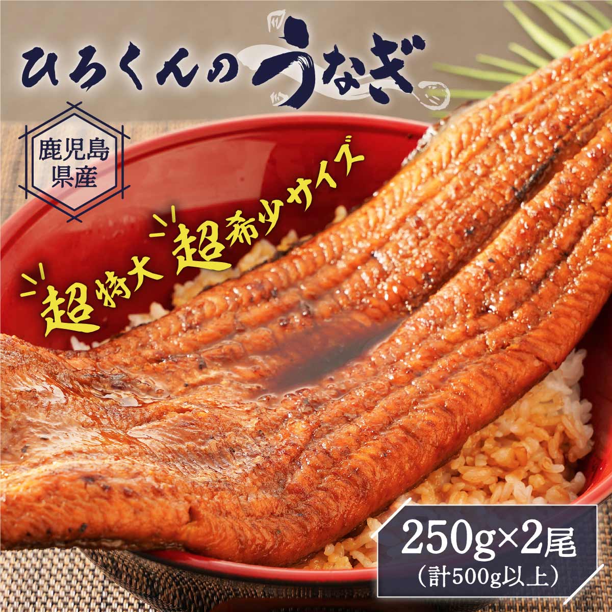 正規品スーパーSALE×店内全品キャンペーン ひろくんのうなぎ 250g×2尾 鹿児島 鹿児島県 鹿児島県大崎町 九州産 鰻 うなぎ ウナギ 国産 蒲焼  たれ 特産品 fucoa.cl