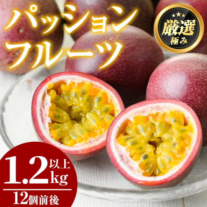 【ふるさと納税】ゆきちゃん農園のパッションフルーツ(1.2kg以上) フルーツ 果物 果実 1キロ 期間限定【ゆきちゃん農園】【1005301a】