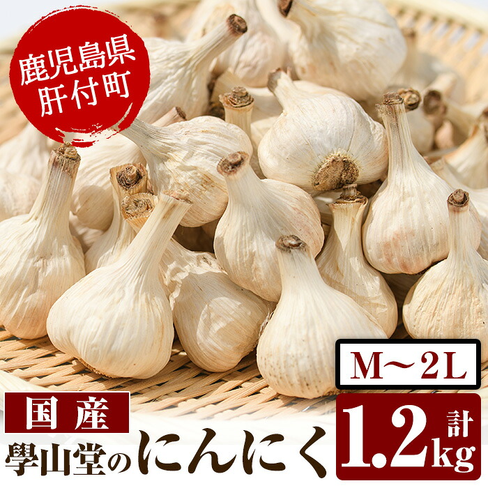 【ふるさと納税】＜先行予約受付中！2026年5月中旬以降準備が整い次第順次発送＞學山堂のにんにく(計1.2kg) 鹿児島 国産 にんにく ニンニク 大蒜 野菜 ガーリック 薬味【ニンニクの學山堂】