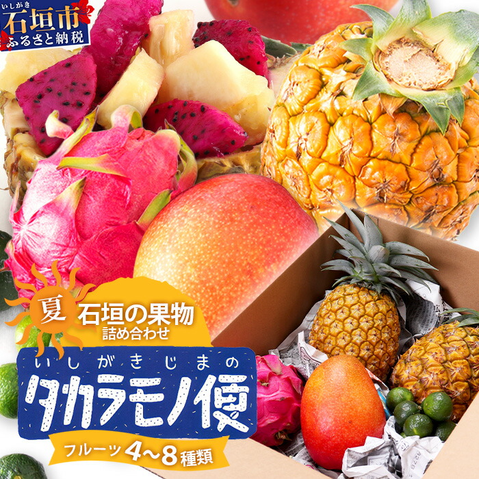 【ふるさと納税】《2025年7月中旬～9月上旬順次発送予定》石垣島の夏「果物」詰め合わせ～夏のタカラモノ果物便～｜沖縄 石垣 石垣島 八重山諸島 トロピカルフルーツ 果物 南国 フルーツ 詰め合わせ 産地直送 送料無料 SH-5