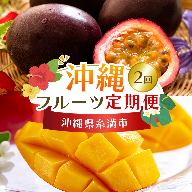 【ふるさと納税】 【定期便全2回】沖縄 フルーツ 定期便 2回 パッションフルーツ マンゴー フルーツ定期便 果物 アップルマンゴー 沖縄マンゴー 完熟マンゴー 沖縄 夏 旬 フルーツ くだもの 定期便 2ヶ月 2か月 2カ月 沖縄県 糸満市 送料無料 【 先行予約 2025年 発送 】