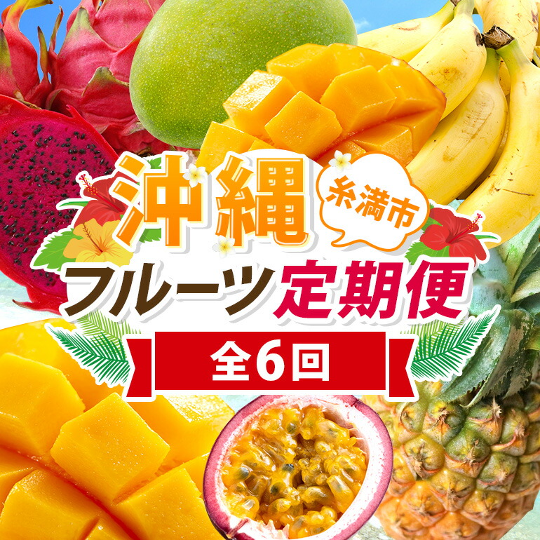 【ふるさと納税】【定期便全6回】沖縄 フルーツ 定期便 6回 パッションフルーツ スナックパイン パイン マンゴー キーツマンゴー ドラゴンフルーツ バナナ フルーツ定期便 旬 フルーツ 果物 くだもの 沖縄マンゴー 定期便 季節の果物 産地直送 沖縄県 糸満市 送料無料