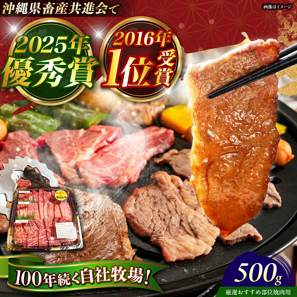 【ふるさと納税】 【厳選！おすすめ部位】沖縄和牛 佐渡山牛 焼肉用 500g 肉 牛肉 焼肉 焼き肉 和牛 赤身 人気 おすすめ 国産 極上 冷凍 送料無料 ブランド牛 沖縄県 沖縄市 / 肉のサブロー [BCBC003] 焼肉用 500g 冷凍配送｜沖縄県沖縄市
