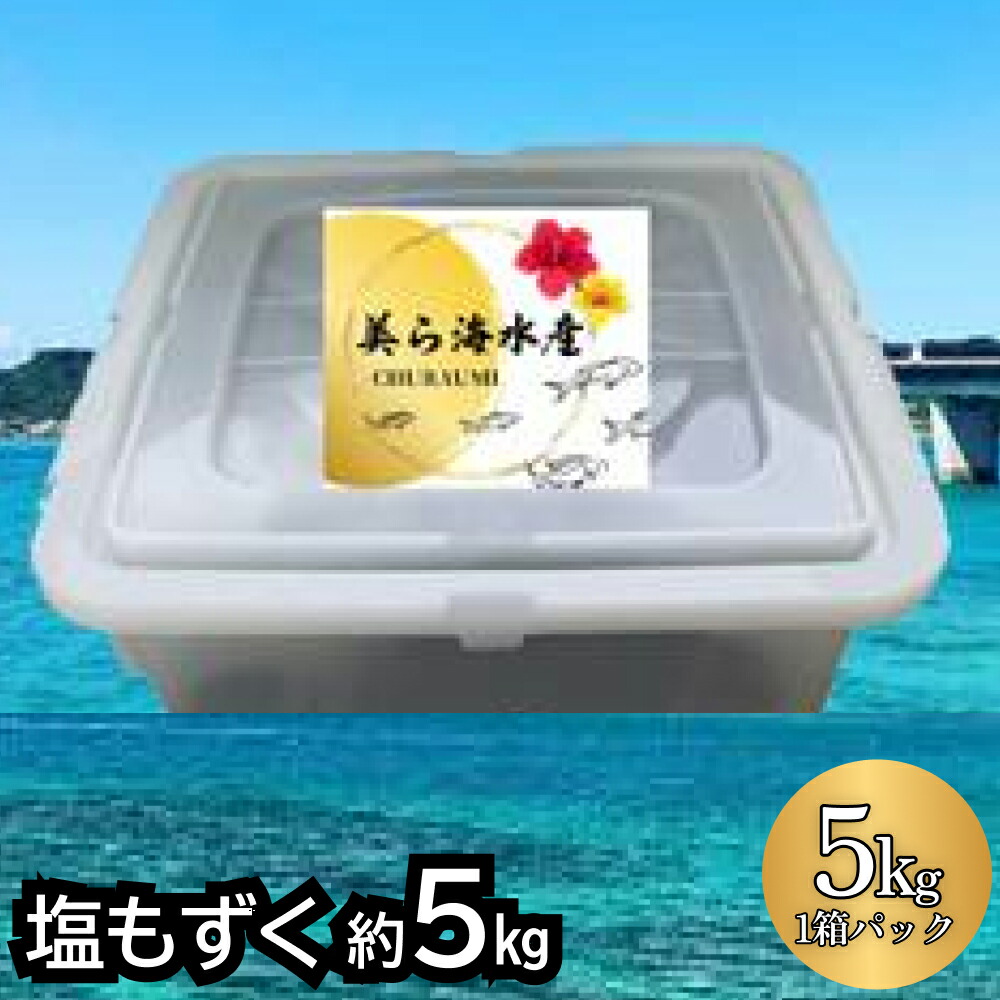【ふるさと納税】【美ら海水産】塩もずく（約5kg）　もずく スヌイ 海藻 酢の物 てんぷら 汁物 漬物 サラダ 沖縄 うるま市