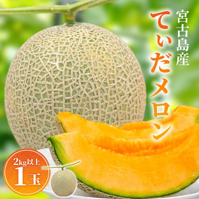 【ふるさと納税】＜先行受付＞【8farm】宮古島産てぃだメロン1玉（2kg以上）《2026年12月～2027年1月発送》（JC010） 9,490円