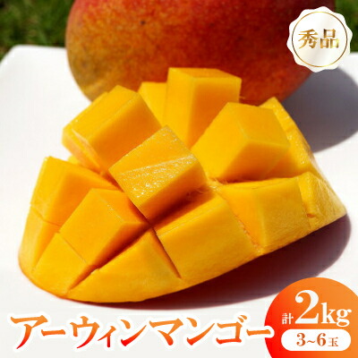 【ふるさと納税】【2026年6月から順次発送】秀品アーウィンマンゴー2kg(3～6玉)【配送不可地域：離島】【1584606】