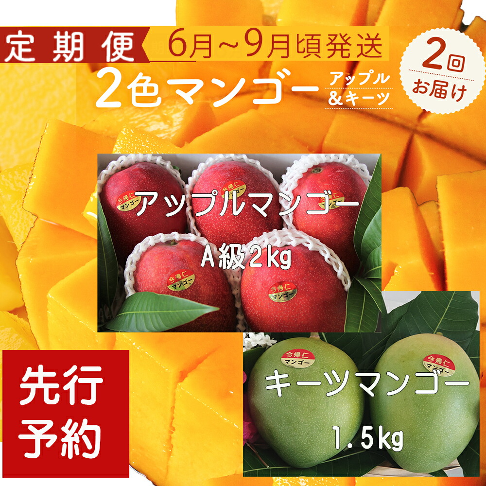 楽天市場】【ふるさと納税】【お試し定期便】稀少3色マンゴー食べ比べ 