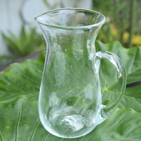 【ふるさと納税】【琉球硝子仕事場雫】水玉水さし１個