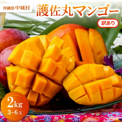 【ふるさと納税】【2026年6月下旬から順次発送・訳あり】護佐丸マンゴー2.0kg(3～6玉)【配送不可地域：離島】【1681755】