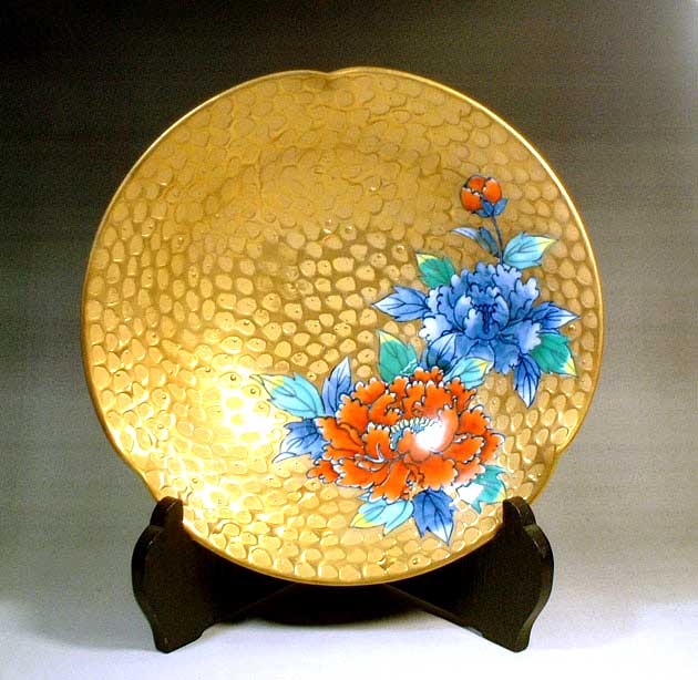 有田焼 染錦先だつもの名取り草絵器 陶物作り文筆家 藤井錦彩 作