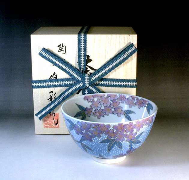 楽天市場】京焼 清水焼 花結晶抹茶茶碗 陶あん 瑠璃 : 京焼