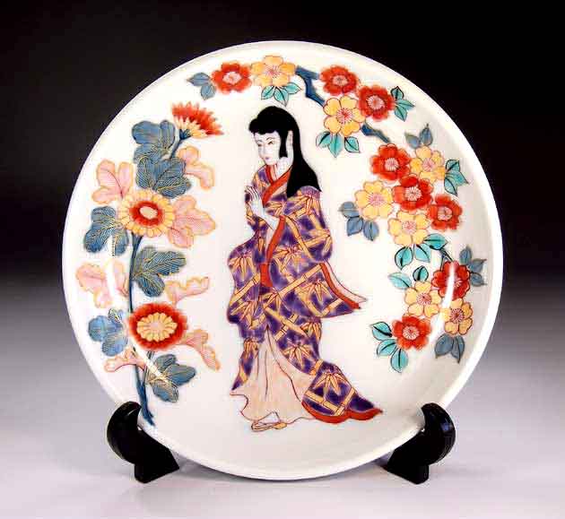 楽天市場】有田焼・総手描き・伝統工芸金襴手古伊万里様式飾り皿陶芸