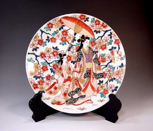 楽天市場】明治期 有田焼 尺三寸大皿(古伊万里)【古陶磁】【骨董品