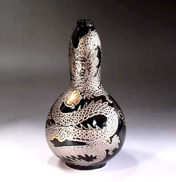 楽天市場】金龍窯 プラチナ彩桜絵 江口天童作 32x27cm : Gracious