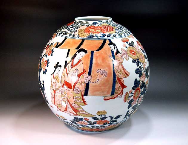 源右衛門窯 有田焼 万暦風人物絵 花瓶 / 壺 共箱付き 源右衛門窯 有田焼 万暦風人物絵 花瓶 / 壺 共箱付き 楽天市場】柿