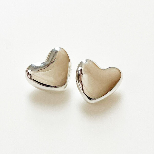 ★再入荷★【ANNIKA INEZ/アニカイネス】Voluptuous Heart Earring, Small in Silver｜セレクトショップfabCouture
