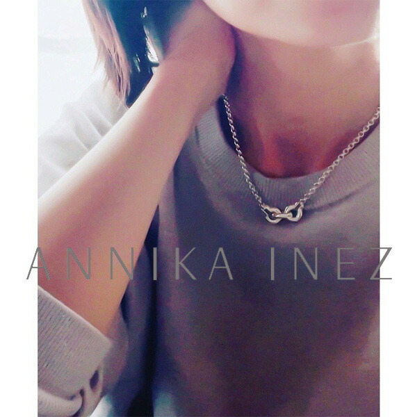 ★再入荷★人気モデル！【ANNIKA INEZ/アニカイネス】 Ample Clasp Necklace, Large in Silver